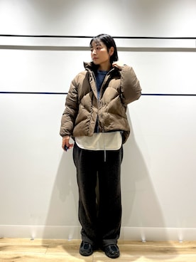 「アイテム（その他アウター）」を使った、れおさん（レディース・158cm）の秋コーディネート