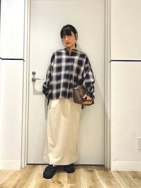 「URBAN RESEARCH DOORS(アーバンリサーチドアーズ)のアイテム(バッグ)」を使った、れお.* 𖥧⚘さん(レディース・158cm)の秋コーディネート