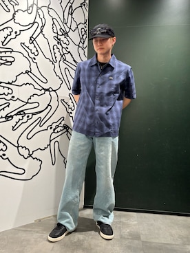 「LACOSTE（ラコステ）のアイテム」を使った、suzukiさん（メンズ・167cm）の春コーディネート