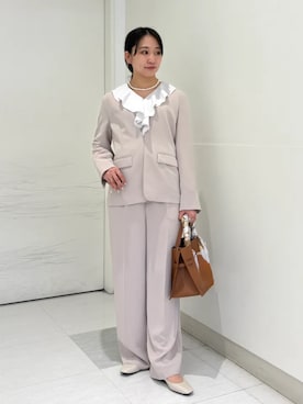 庭田さん（レディース・155cm）の春コーディネート