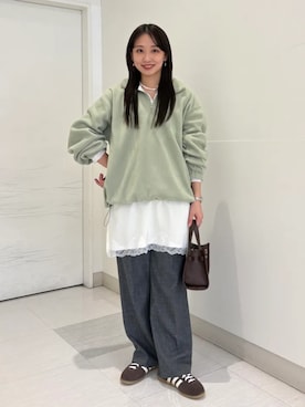 庭田さん（レディース・155cm）の冬コーディネート