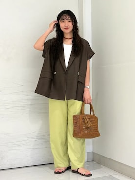 庭田さん(レディース・155cm)の夏コーディネート