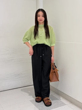 庭田さん(レディース・155cm)の春コーディネート