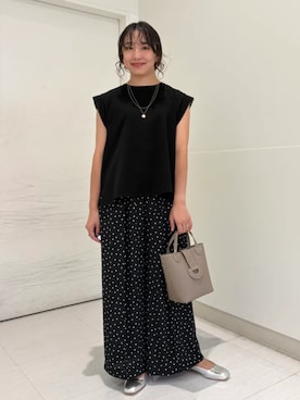 「SHIPS（シップス）のアイテム」を使った、庭田さん（レディース・155cm）の夏コーディネート