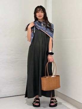 「SHIPS（シップス）のアイテム」を使った、庭田さん（レディース・155cm）の夏コーディネート