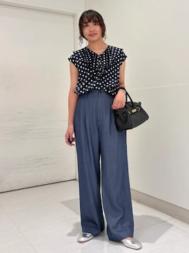 庭田さん（レディース・155cm）の夏コーディネート