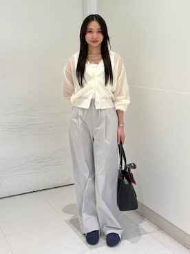 「Beau're（ヴュレ）のアイテム」を使った、庭田さん（レディース・155cm）の春コーディネート