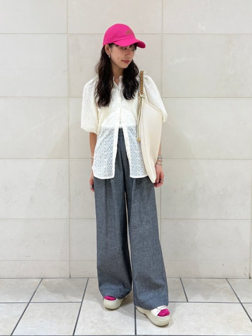 SHIPS Primary Navy Label:丸胴 テレコ タンクトップ（タンク
