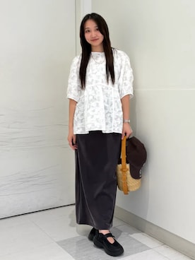 庭田さん（レディース・155cm）の春コーディネート