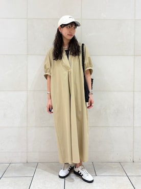 「SHIPS（シップス）のアイテム」を使った、庭田さん（レディース・155cm）の夏コーディネート