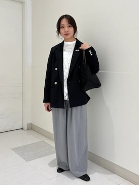 庭田さん（レディース・155cm）の春コーディネート
