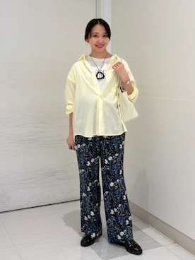 「Beau're（ヴュレ）のアイテム」を使った、庭田さん（レディース・155cm）の春コーディネート