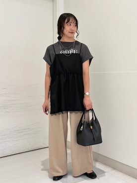 庭田さん(レディース・155cm)の夏コーディネート