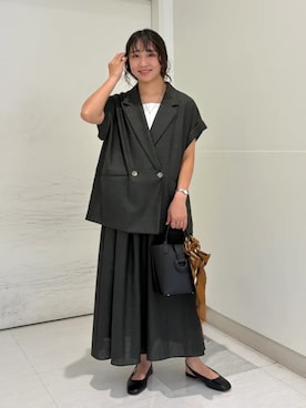 庭田さん(レディース・155cm)の夏コーディネート