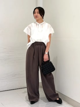 庭田さん（レディース・155cm）の夏コーディネート