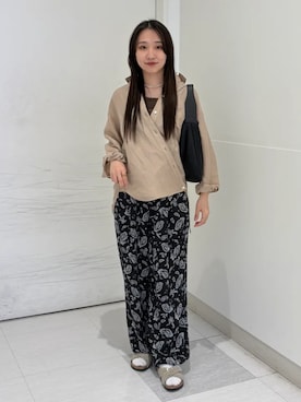 庭田さん（レディース・155cm）の春コーディネート