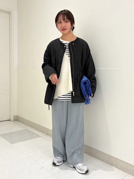 「SHIPS（シップス）のアイテム」を使った、庭田さん（レディース・155cm）の秋コーディネート