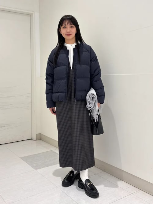 セール】〈手洗い可能〉アジャスト ボタン チェック ジャンパー