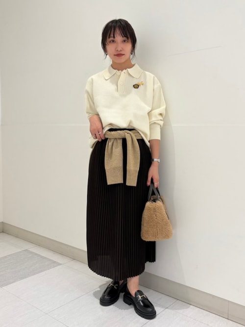 SHIPS Primary Navy Label:〈手洗い可能〉VICTORIA ラメ