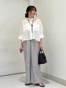 庭田さん（レディース・155cm）の夏コーディネート