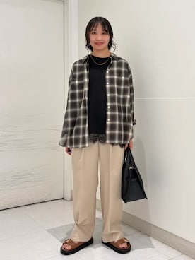 庭田さん(レディース・155cm)の夏コーディネート