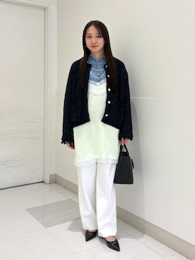 庭田さん（レディース・155cm）の春コーディネート