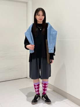 庭田さん（レディース・155cm）の春コーディネート