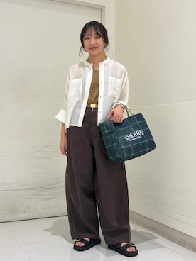 庭田さん(レディース・155cm)の夏コーディネート