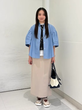 庭田さん（レディース・155cm）の春コーディネート