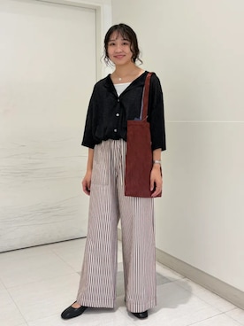 「SHIPS（シップス）のアイテム」を使った、庭田さん（レディース・155cm）の夏コーディネート