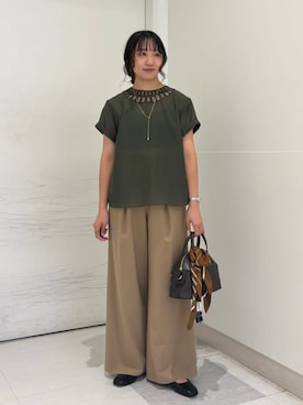 庭田さん（レディース・155cm）の夏コーディネート
