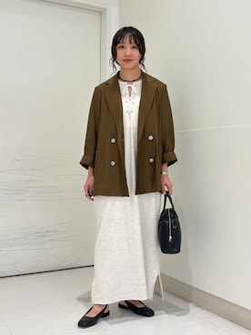「Beau're（ヴュレ）のアイテム」を使った、庭田さん（レディース・155cm）の夏コーディネート