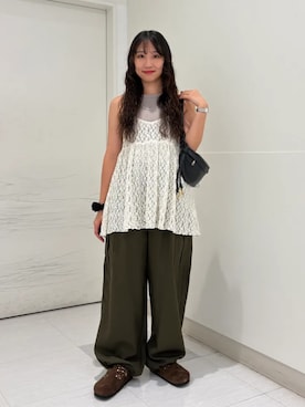庭田さん(レディース・155cm)の夏コーディネート