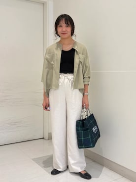 庭田さん（レディース・155cm）の夏コーディネート