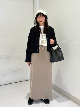 「SHIPS（シップス）のアイテム」を使った、庭田さん（レディース・155cm）の秋コーディネート