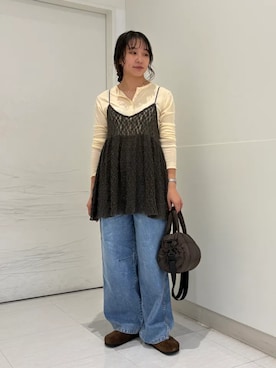 庭田さん（レディース・155cm）の秋コーディネート