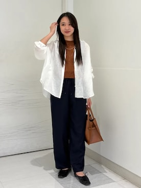 庭田さん(レディース・155cm)の春コーディネート