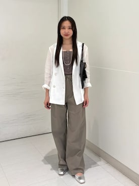 庭田さん(レディース・155cm)の春コーディネート