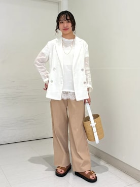庭田さん(レディース・155cm)の夏コーディネート