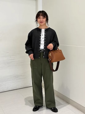 「Beau're（ヴュレ）のアイテム」を使った、庭田さん（レディース・155cm）の秋コーディネート