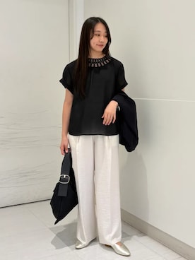 庭田さん（レディース・155cm）の春コーディネート