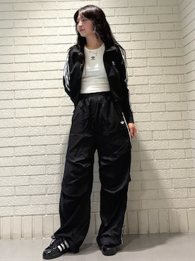 「アイテム（ジャージ）」を使った、Lunaさん（レディース・164cm）の夏コーディネート