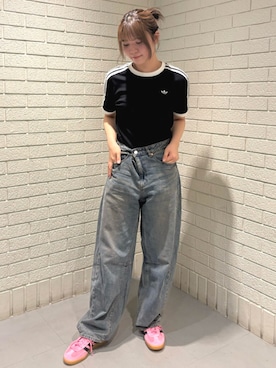 「アディダス」｜Lunaさん（レディース・164cm）の夏コーディネート