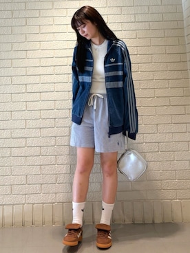 「アディダスコーデ」｜Lunaさん（レディース・164cm）の夏コーディネート