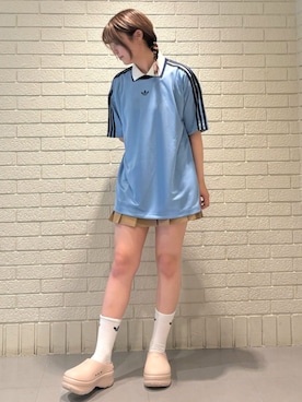 「アディダスコーデ」｜Lunaさん（レディース・164cm）の夏コーディネート