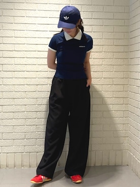 「アディダスコーデ」｜Lunaさん（レディース・164cm）の夏コーディネート