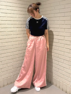 「アディダスコーデ」｜Lunaさん（レディース・164cm）の夏コーディネート