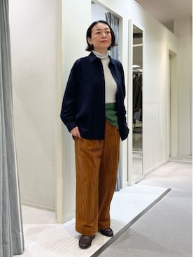 「JVAM（ジェーヴィエーエム）のアイテム」を使った、TOMORROWLANDhoriuchiさん（レディース・157cm）の秋コーディネート