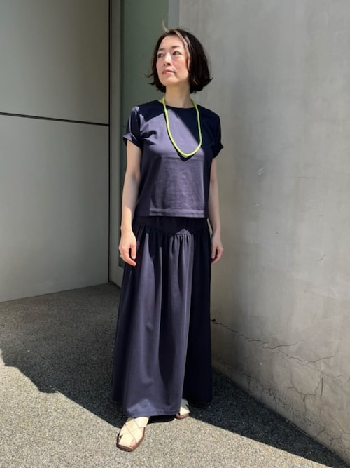 ギャルリーヴィー★ファインコットン クルーネックTシャツ ファインコットン クルーネックTシャツ | GALERIE VIE (Women