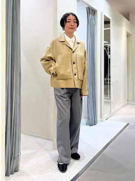 「GALERIE VIE（ギャルリー ヴィー）のアイテム」を使った、TOMORROWLANDhoriuchiさん（レディース・157cm）の春コーディネート